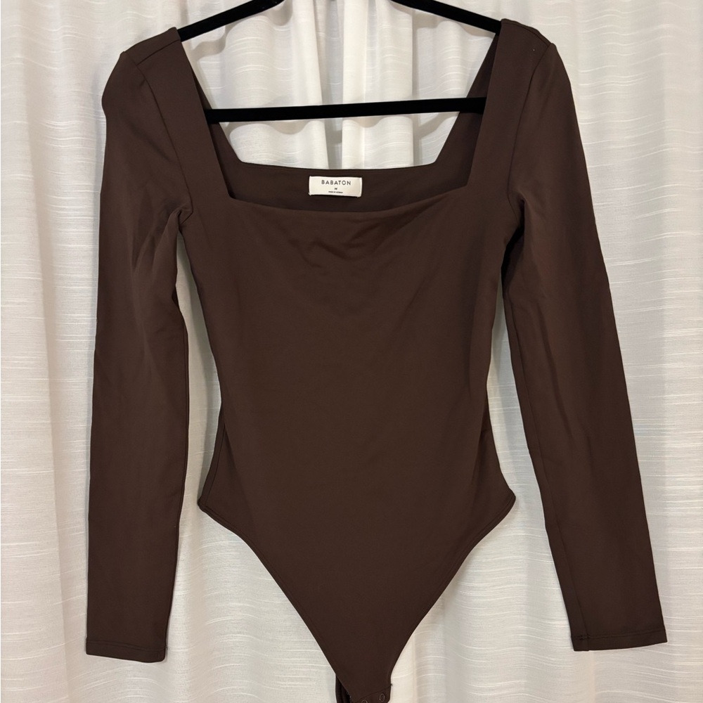 Babaton Chocolate Long Sleeve Top